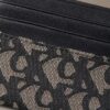 Portacarte con monogramma su tutta la superficie