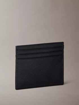 Portacarte in pelle Saffiano