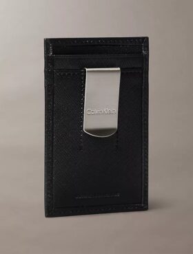 Portacarte Saffiano raffinato + fermasoldi Portacarte Saffiano raffinato + fermasoldi