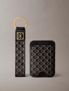 Portachiavi e portacarte con Monogram su tutta la superficie