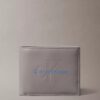 Portafoglio bifold Monologo goffrato con portamonete