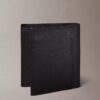 Portafoglio bifold sottile con logo goffrato a caldo Portafoglio bifold sottile con logo goffrato a caldo