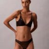 Reggiseno a balconcino con pizzo floreale nero CK Black leggermente foderato Reggiseno a balconcino con pizzo floreale nero CK Black leggermente foderato