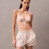 Reggiseno a balconcino in pizzo floreale nero Unlined Ck Black Reggiseno a balconcino in pizzo floreale nero Unlined Ck Black