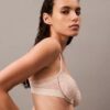 Reggiseno a balconcino in pizzo floreale nero Unlined Ck Black Reggiseno a balconcino in pizzo floreale nero Unlined Ck Black