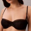 Reggiseno a balconcino leggermente foderato CK Black Bridal Reggiseno a balconcino leggermente foderato CK Black Bridal