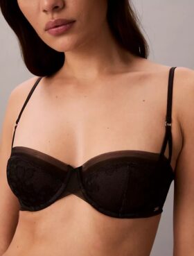 Reggiseno a balconcino leggermente foderato CK Black Bridal