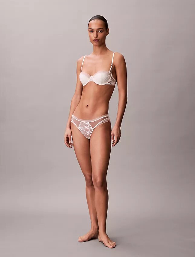 Reggiseno a balconcino leggermente foderato CK Black Bridal Reggiseno a balconcino leggermente foderato CK Black Bridal