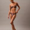 Reggiseno a balconcino Unlined in pizzo floreale nero CK Black Reggiseno a balconcino Unlined in pizzo floreale nero CK Black