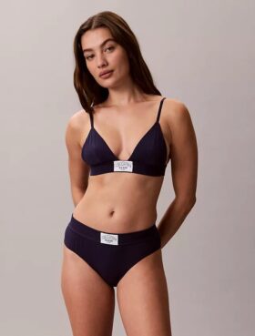 Reggiseno a triangolo Heritage Classic in Cotton Stretch con leggera fodera