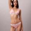 Reggiseno a triangolo leggermente foderato con costine a carosello