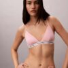 Reggiseno a triangolo leggermente foderato con costine a carosello
