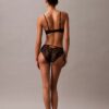Reggiseno Push-Up a balconcino in pizzo floreale nero CK Black Reggiseno Push-Up a balconcino in pizzo floreale nero CK Black