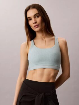 Reggiseno sportivo Icon Sport con Monogram su tutta la superficie, per attività a medio impatto
