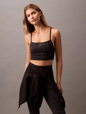 Reggiseno sportivo stampato senza cuciture Ck Sport