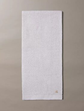 Sciarpa in maglia metallizzata