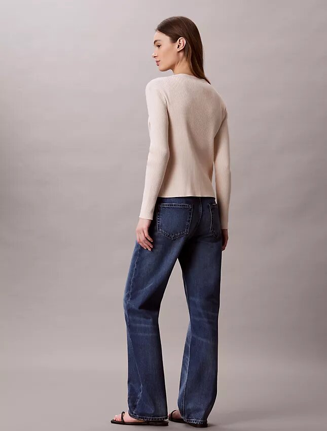 Set canotta e cardigan a costine in cotone Set canotta e cardigan a costine in cotone