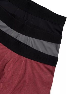 Set da 3 Boxer aderenti in rete tecnica per bambini