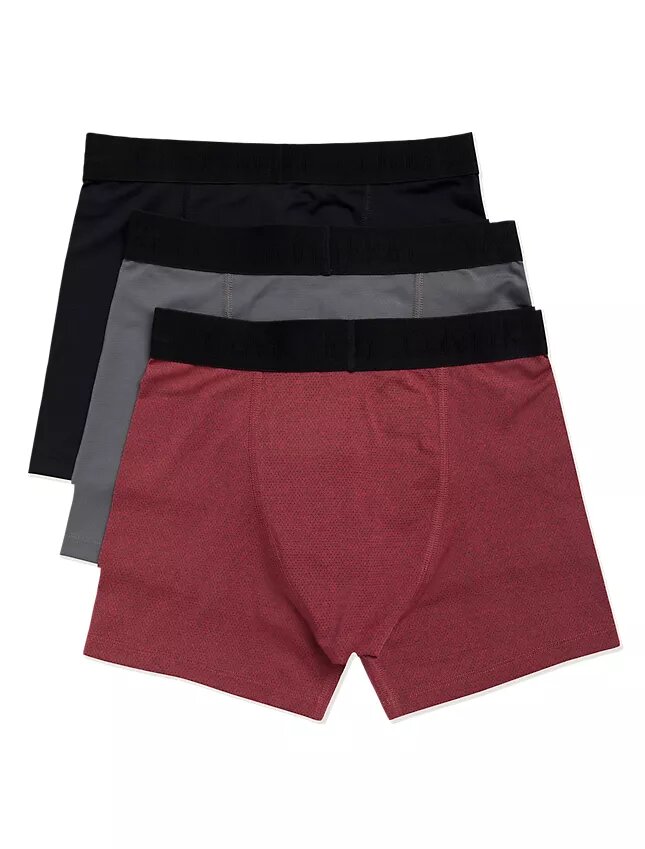 Set da 3 Boxer aderenti in rete tecnica per bambini Set da 3 Boxer aderenti in rete tecnica per bambini