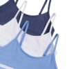 Set da 3 bralette corte in Cotton Stretch da bambina Set da 3 bralette corte in Cotton Stretch da bambina