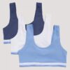 Set da 3 Bralette in Cotton Stretch per bambine