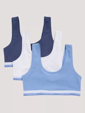 Set da 3 Bralette in Cotton Stretch per bambine