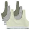 Set da 3 Bralette in Cotton Stretch per bambine