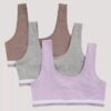 Set da 3 Bralette in Cotton Stretch per bambine Set da 3 Bralette in Cotton Stretch per bambine