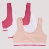 Set da 3 Bralette in Cotton Stretch per bambine Set da 3 Bralette in Cotton Stretch per bambine