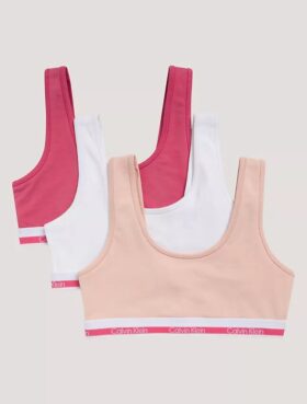 Set da 3 Bralette in Cotton Stretch per bambine
