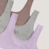 Set da 3 Bralette in Cotton Stretch per bambine Set da 3 Bralette in Cotton Stretch per bambine