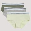 Set da 3 Hipster in cotone Cotton Stretch per bambine Set da 3 Hipster in cotone Cotton Stretch per bambine