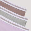 Set da 3 Hipster in cotone Cotton Stretch per bambine