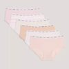 Set da 6 Hipster in cotone Cotton Stretch per bambine