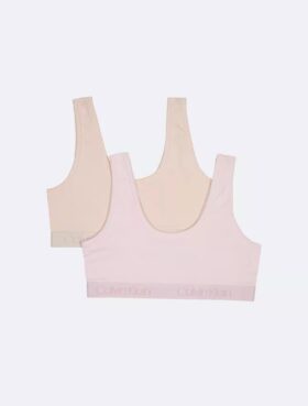 Set di 2 Bralette con fascia con logo per bambine