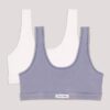 Set di 2 Bralette sbiadite da bambina Set di 2 Bralette sbiadite da bambina