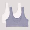 Set di 2 Bralette sbiadite da bambina Set di 2 Bralette sbiadite da bambina
