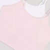 Set di 2 canotte con reggiseno incorporato per bambine Set di 2 canotte con reggiseno incorporato per bambine