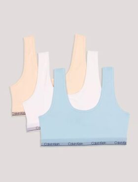 Set di 3 Bralette con scollo rotondo da bambina