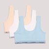 Set di 3 Bralette con scollo rotondo da bambina Set di 3 Bralette con scollo rotondo da bambina