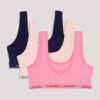 Set di 3 Bralette in Cotton Stretch per bambine Set di 3 Bralette in Cotton Stretch per bambine