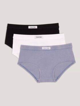 Set di 3 Hipster a vita bassa sbiaditi da bambina Set di 3 Hipster a vita bassa sbiaditi da bambina