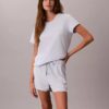 Set maglietta e pantaloncini in misto viscosa e cotone Set maglietta e pantaloncini in misto viscosa e cotone