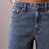 Shorts a trapezio in Denim Shorts a trapezio in Denim