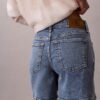 Shorts a trapezio in Denim Shorts a trapezio in Denim