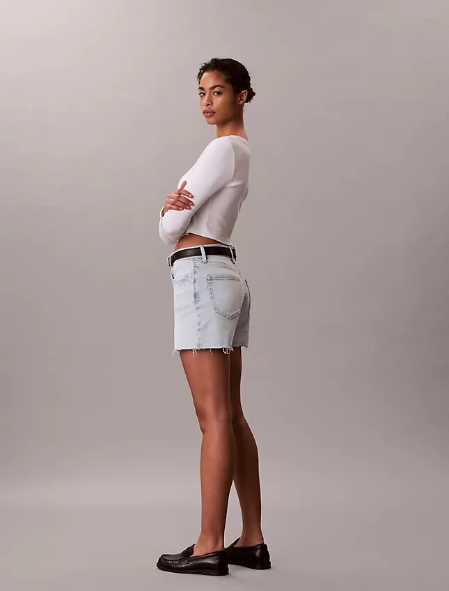 Shorts in Denim a vita alta Shorts in Denim a vita alta
