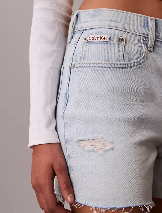 Shorts in Denim a vita alta Shorts in Denim a vita alta