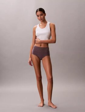 Slip a vita alta in cotone ideale