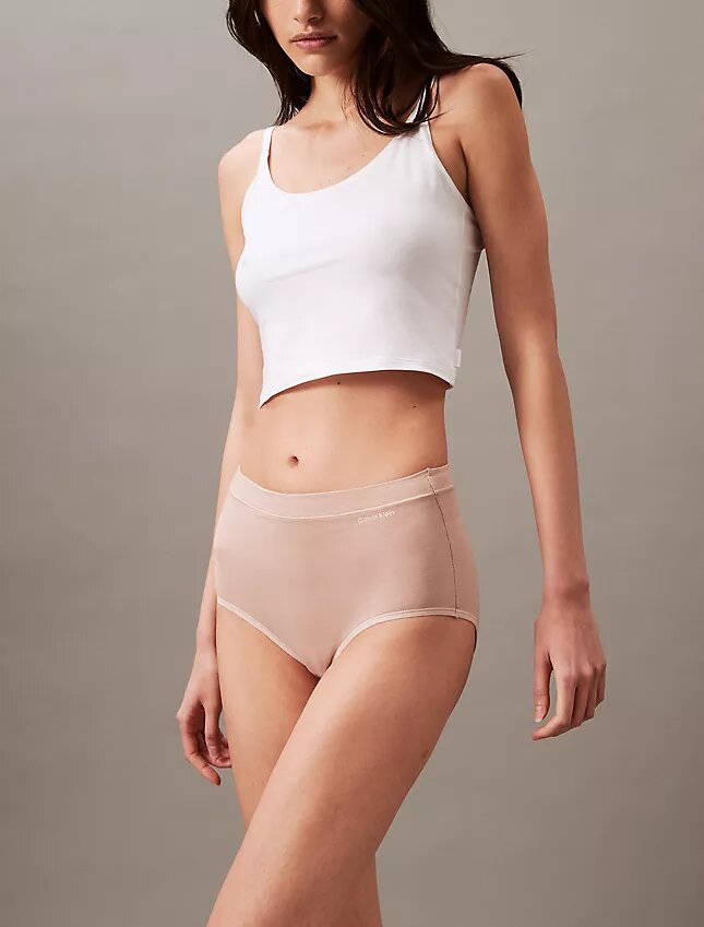 Slip a vita alta in cotone ideale Slip a vita alta in cotone ideale