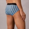 Slip a vita bassa elasticizzato in Microfiber con Monogram grafico Slip a vita bassa elasticizzato in Microfiber con Monogram grafico